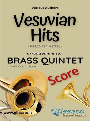 cover image of Vesuvian Hits Medley--Brass Quintet (score)